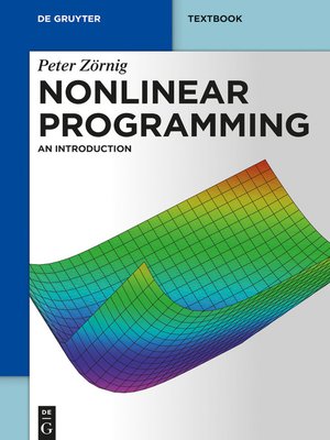 cover image of Nonlinear Programming